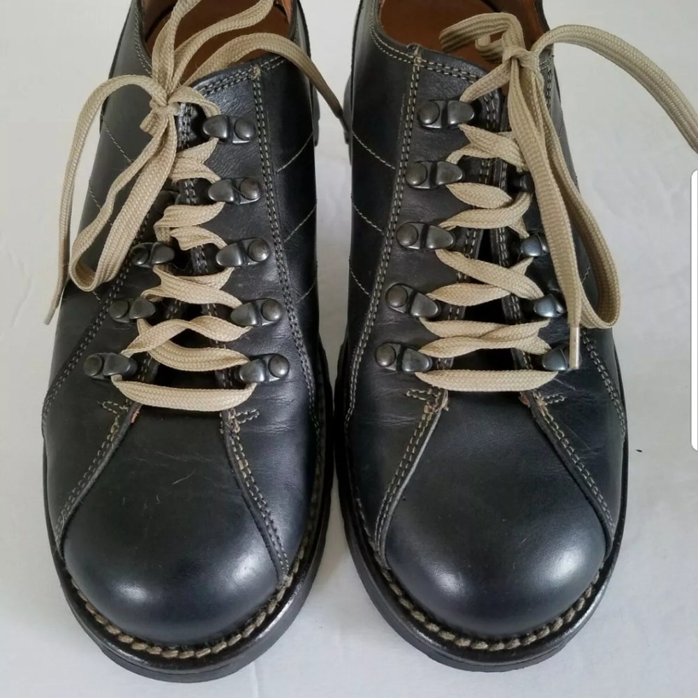 Kenneth Cole Reaction Leather Black 90s Punk Shoes